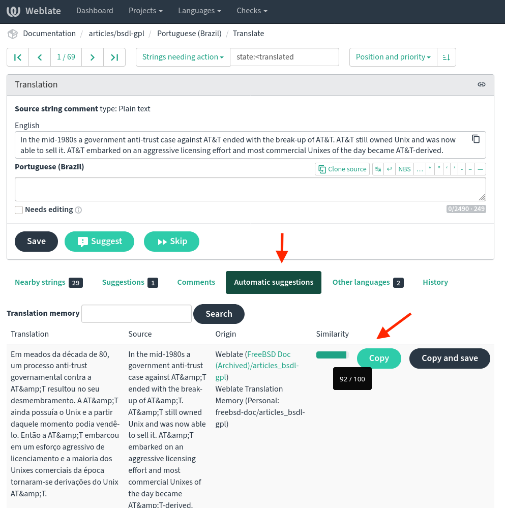 Weblate Automatic Suggestions 01